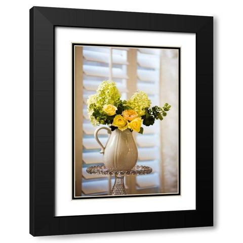 Spring Bouquet I Black Modern Wood Framed Art Print with Double Matting by Clayton-Thompson, Philip