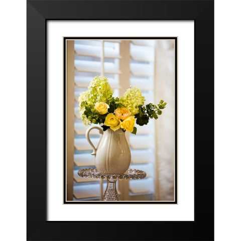 Spring Bouquet I Black Modern Wood Framed Art Print with Double Matting by Clayton-Thompson, Philip