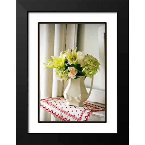 Spring Bouquet II Black Modern Wood Framed Art Print with Double Matting by Clayton-Thompson, Philip