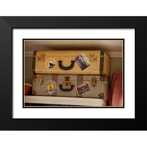 Time to Travel II Black Modern Wood Framed Art Print with Double Matting by Clayton-Thompson, Philip