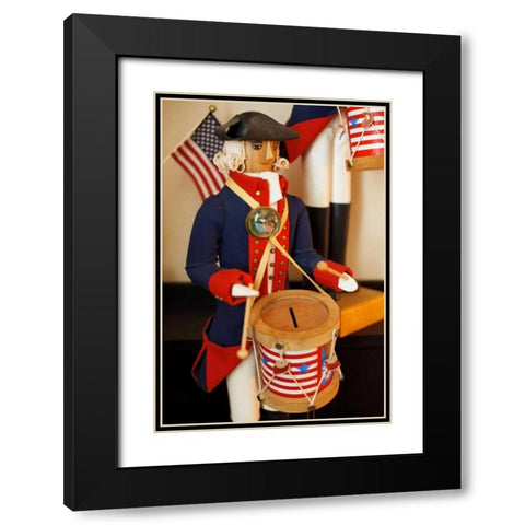 Patriotic I Black Modern Wood Framed Art Print with Double Matting by Clayton-Thompson, Philip