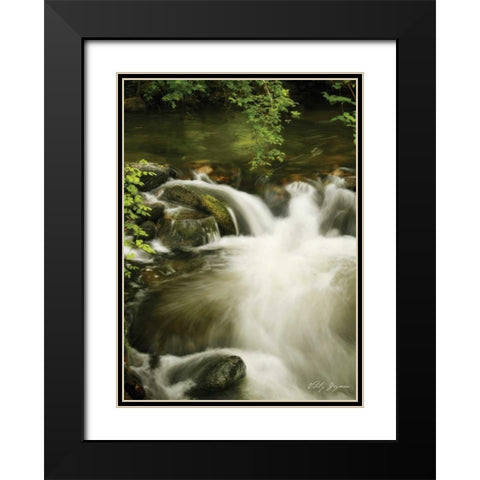 Soothing Waters VI Black Modern Wood Framed Art Print with Double Matting by Geyman, Vitaly