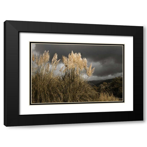 White Towers in the Storm I Black Modern Wood Framed Art Print with Double Matting by Geyman, Vitaly