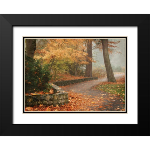 Autumn Paradise IV Black Modern Wood Framed Art Print with Double Matting by Geyman, Vitaly