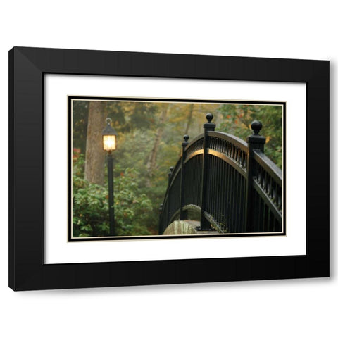 Bridge of Light I Black Modern Wood Framed Art Print with Double Matting by Geyman, Vitaly