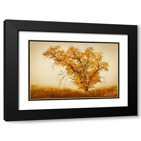 Misty VI Black Modern Wood Framed Art Print with Double Matting by Geyman, Vitaly