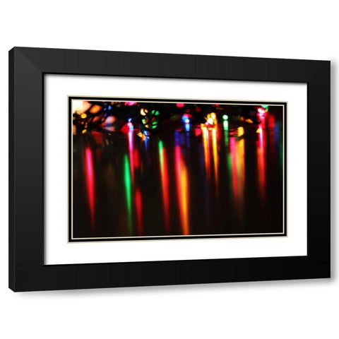 Reflections IV Black Modern Wood Framed Art Print with Double Matting by White, Leesa