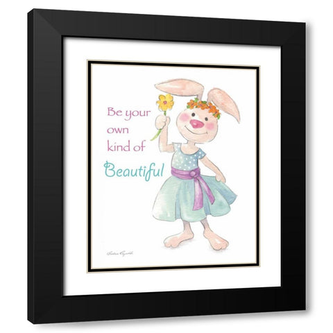 Beautiful Black Modern Wood Framed Art Print with Double Matting by Reynolds, Barbara
