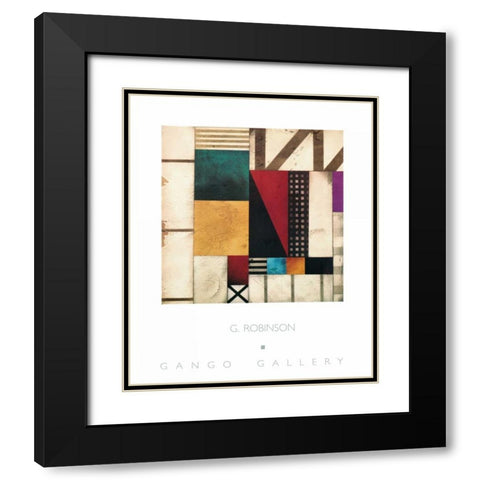 Mindscape Black Modern Wood Framed Art Print with Double Matting by Robinson, Gregg