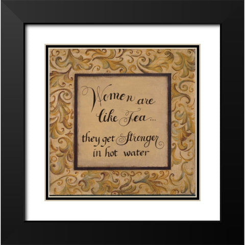 Women are Like Black Modern Wood Framed Art Print with Double Matting by Smith, Pamela