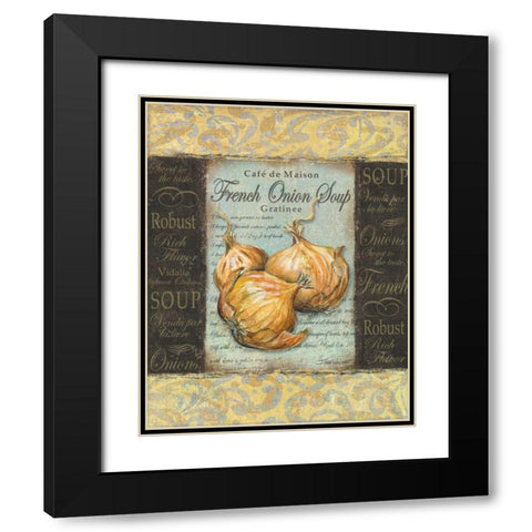 Gourmet I Black Modern Wood Framed Art Print with Double Matting by Williams, Todd