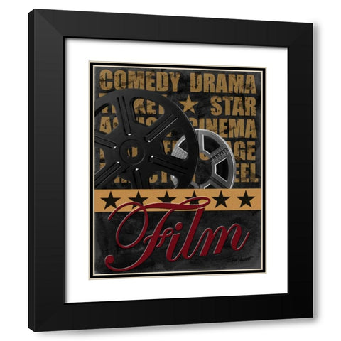 Film Black Modern Wood Framed Art Print with Double Matting by Williams, Todd