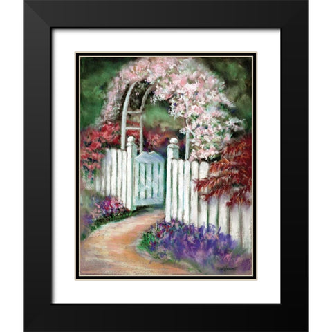 Garden Retreat III Black Modern Wood Framed Art Print with Double Matting by Williams, Todd