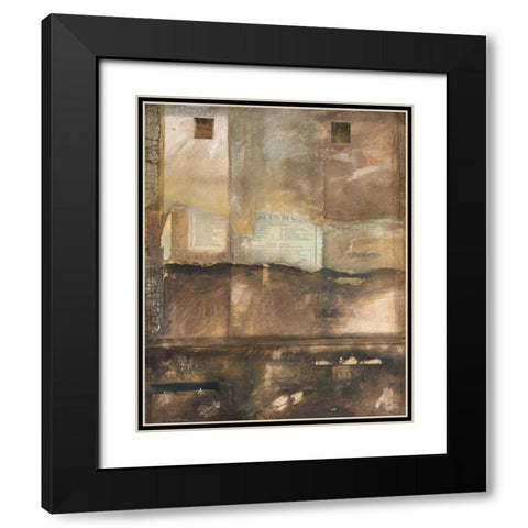 Nostalgia II Black Modern Wood Framed Art Print with Double Matting by Verbeek