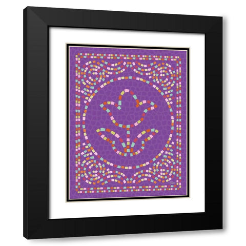 Macedonia Modern II Black Modern Wood Framed Art Print with Double Matting by Woo, Teresa