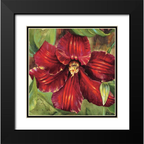 Rosa Odorada Black Modern Wood Framed Art Print with Double Matting by Werbelow, Selina