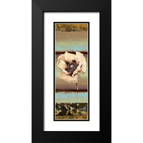 Elemental Poppy I Black Modern Wood Framed Art Print with Double Matting by Werbelow, Selina