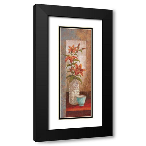 Spiced Jewels I Black Modern Wood Framed Art Print with Double Matting by Wacaster, Linda