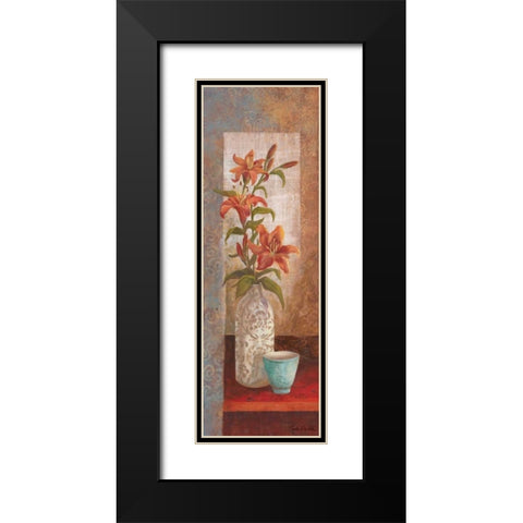 Spiced Jewels I Black Modern Wood Framed Art Print with Double Matting by Wacaster, Linda