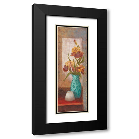 Spiced Jewels II Black Modern Wood Framed Art Print with Double Matting by Wacaster, Linda