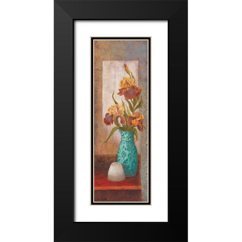 Spiced Jewels II Black Modern Wood Framed Art Print with Double Matting by Wacaster, Linda