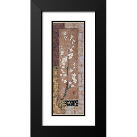 Destiny Black Modern Wood Framed Art Print with Double Matting by Wacaster, Linda
