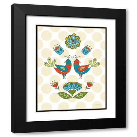 Dutch Treat I Black Modern Wood Framed Art Print with Double Matting by White, Betz