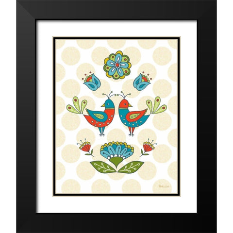 Dutch Treat I Black Modern Wood Framed Art Print with Double Matting by White, Betz