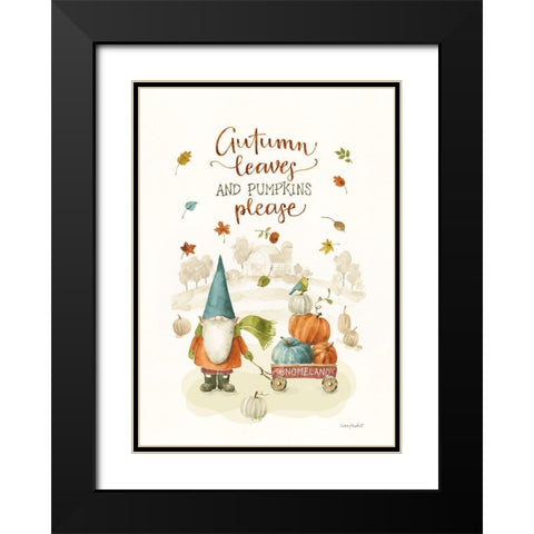 Pumpkin Patch III Black Modern Wood Framed Art Print with Double Matting by Audit, Lisa