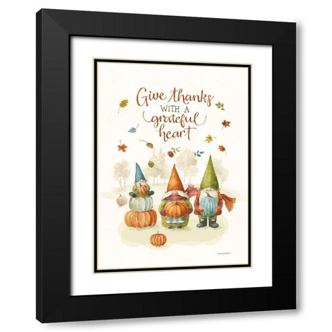 Pumpkin Patch IV Black Modern Wood Framed Art Print with Double Matting by Audit, Lisa