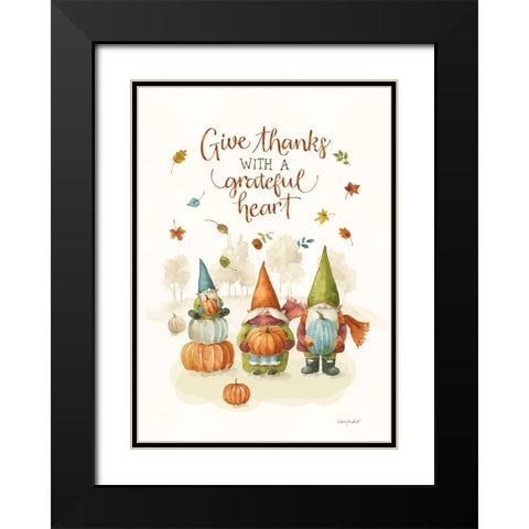 Pumpkin Patch IV Black Modern Wood Framed Art Print with Double Matting by Audit, Lisa