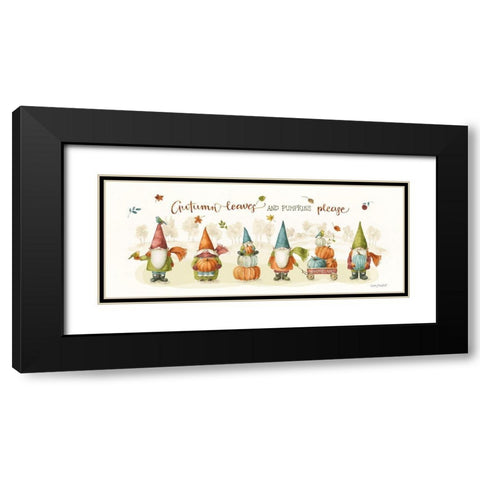 Pumpkin Patch VI Black Modern Wood Framed Art Print with Double Matting by Audit, Lisa