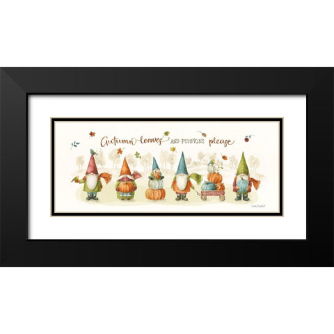 Pumpkin Patch VI Black Modern Wood Framed Art Print with Double Matting by Audit, Lisa