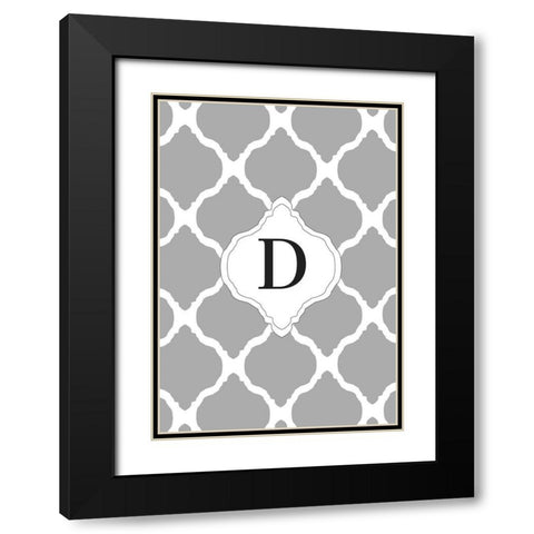 D Black Modern Wood Framed Art Print with Double Matting by Art Licensing Studio
