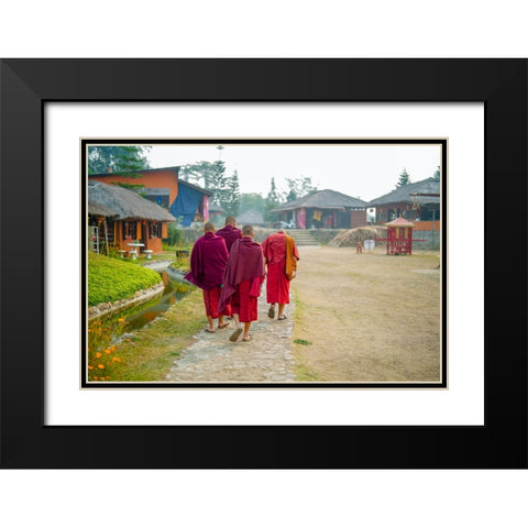 Thailand - 61 Black Modern Wood Framed Art Print with Double Matting by Heine, Ben
