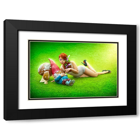If I were a Fairy Black Modern Wood Framed Art Print with Double Matting by Heine, Ben