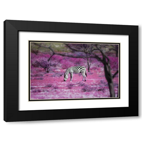 Once Upon a Time in Kenya - 7 Black Modern Wood Framed Art Print with Double Matting by Heine, Ben