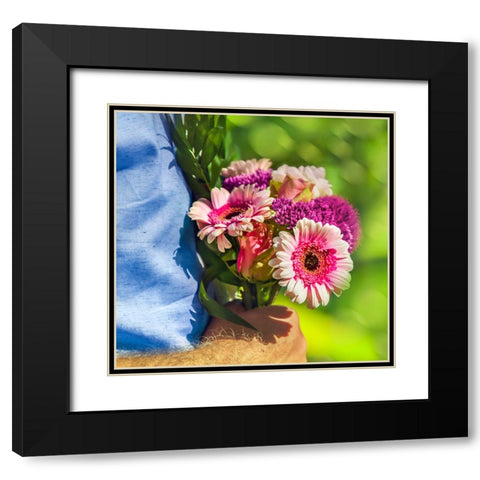 Saint Valentines Day 2 Black Modern Wood Framed Art Print with Double Matting by Heine, Ben