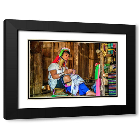 Thailand - 5 Black Modern Wood Framed Art Print with Double Matting by Heine, Ben