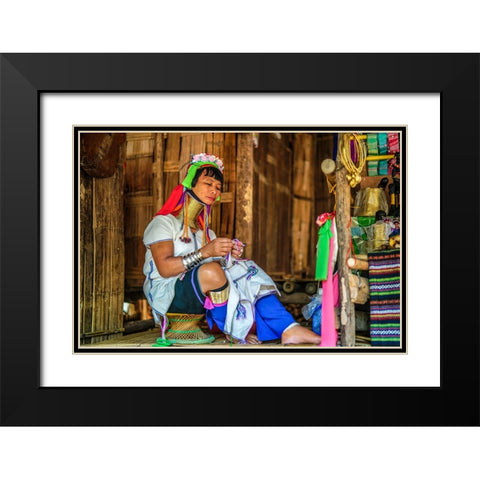 Thailand - 5 Black Modern Wood Framed Art Print with Double Matting by Heine, Ben