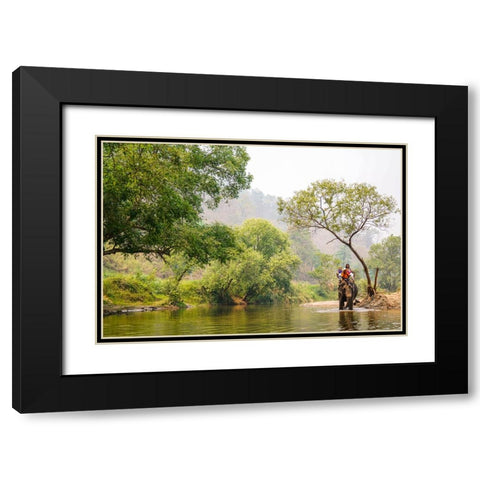 Thailand - 37 Black Modern Wood Framed Art Print with Double Matting by Heine, Ben