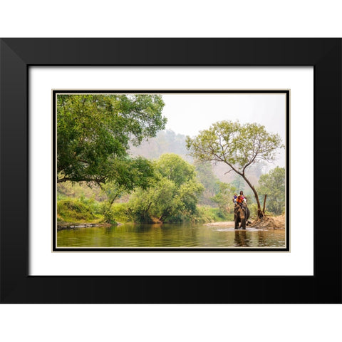 Thailand - 37 Black Modern Wood Framed Art Print with Double Matting by Heine, Ben