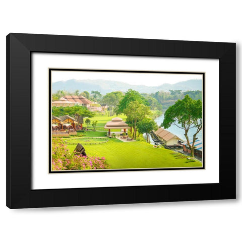 Thailand - 127 Black Modern Wood Framed Art Print with Double Matting by Heine, Ben