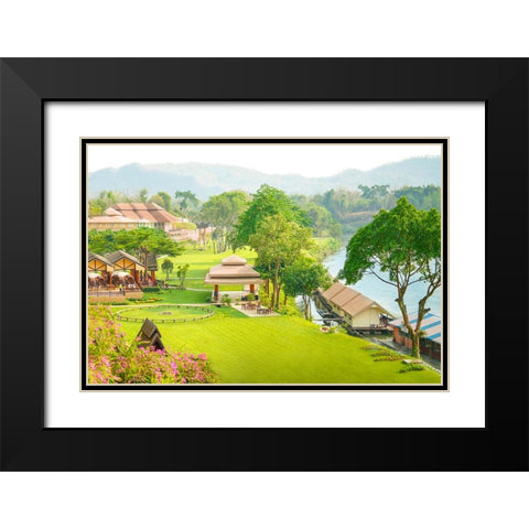 Thailand - 127 Black Modern Wood Framed Art Print with Double Matting by Heine, Ben