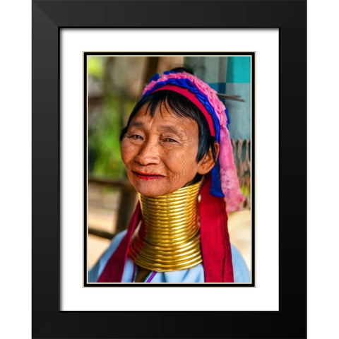 Thailand - 137 Black Modern Wood Framed Art Print with Double Matting by Heine, Ben
