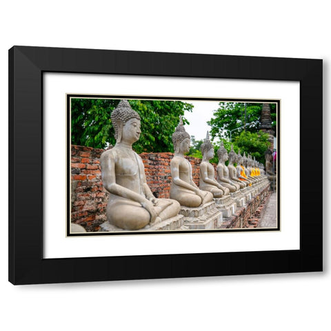 Thailand - 142 Black Modern Wood Framed Art Print with Double Matting by Heine, Ben