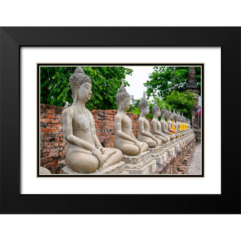 Thailand - 142 Black Modern Wood Framed Art Print with Double Matting by Heine, Ben