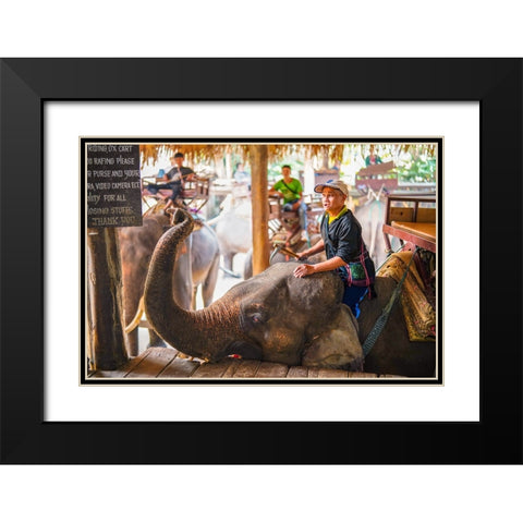 Thailand - 347 Black Modern Wood Framed Art Print with Double Matting by Heine, Ben