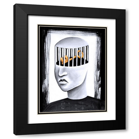 The Key to Your Soul Black Modern Wood Framed Art Print with Double Matting by Heine, Ben