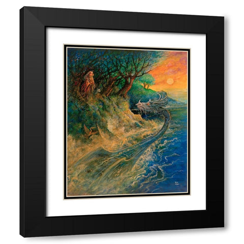 18 Black Modern Wood Framed Art Print with Double Matting by Bell, Bill